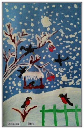 Рисование на зимнюю тему в старшей группе