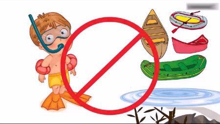 Безопасное купание рисунок