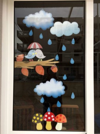 Осень на окнах в детском саду