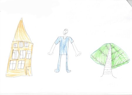 Дом дерево человек