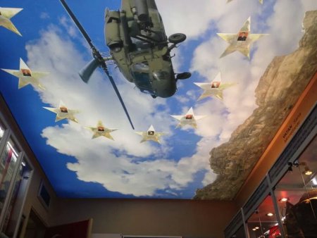 Фотопечать на потолок для мальчика