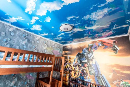 Потолки с фотопечатью в детскую