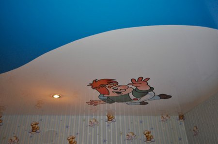Потолок мультяшный