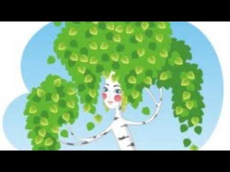 Береза картинка для детей