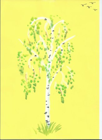 Рисование в детском саду Березка