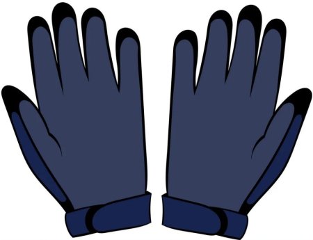 Перчатки мультяшная