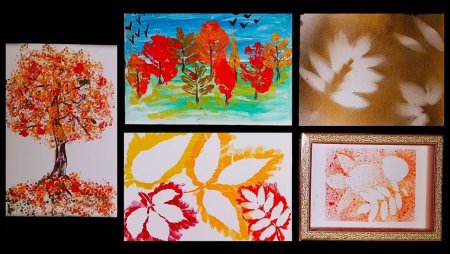 Нетрадиционное рисование осень