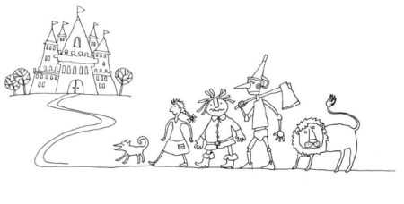 Иллюстрация к сказке волшебник изумрудного города