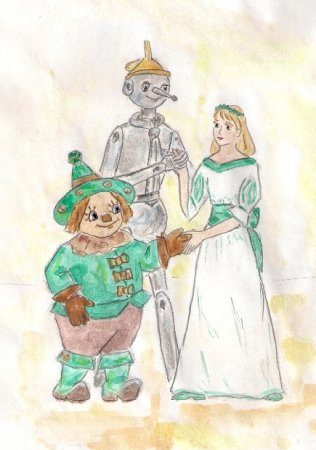Волшебник изумрудного города рисунок для читательского дневника