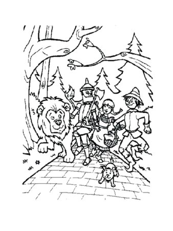 Волшебник изумрудного города Страшила раскраска