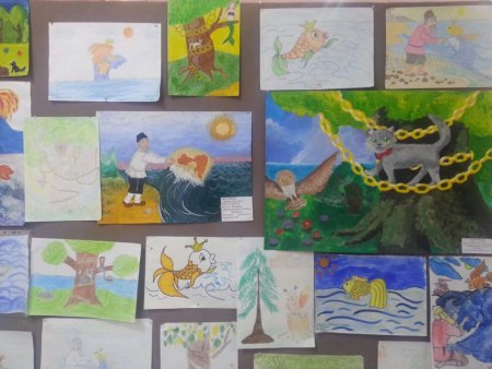 Рисунки к сказкам Пушкина для детей