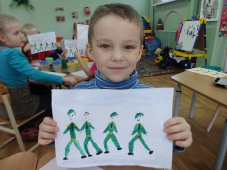 Рисование человека в подготовительной группе