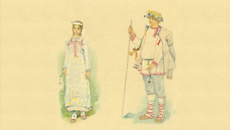 Иллюстрации к Снегурочке Римского Корсакова