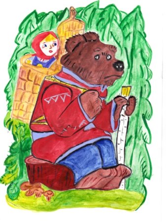 Русская народная сказка. Маша и медведь