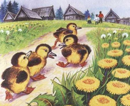 Ребята и утята пришвин рисунок