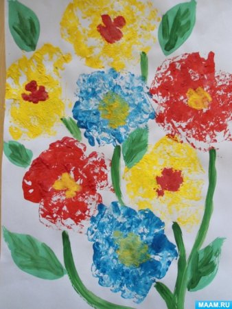 Рисование в старшей группе на тему цветы