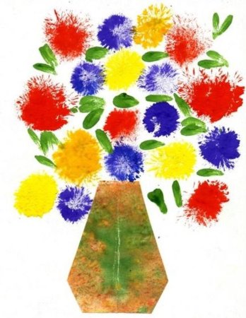 Нетрадиционное рисование цветов