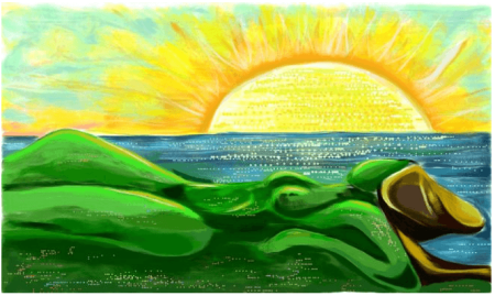 Нарисовать Восход солнца