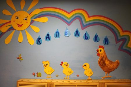 Украшение приемной стены в детском саду