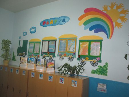 Украсить приемную в детском саду