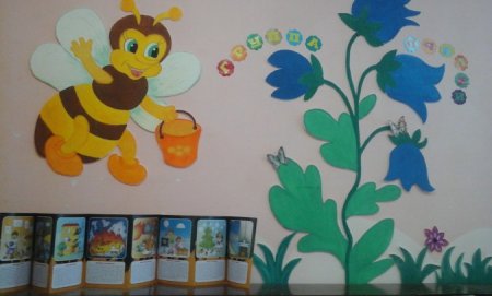 Украшение раздевалки в детском саду пчелки