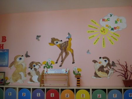 Рисуем на стенах в детском саду