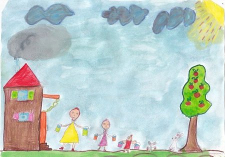 Рисование у страха глаза велики