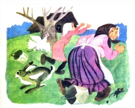 У страха глаза велики сказка