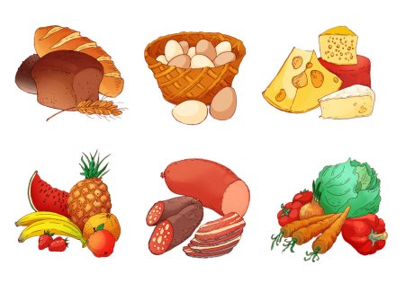 Продукты питания для дошкольников