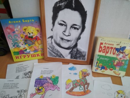 Детские рисунки к стихам Барто