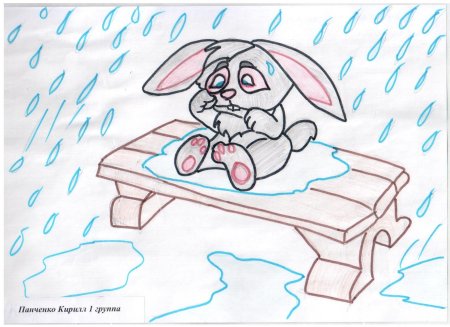 Рисунок к стихотворению Агнии Барто