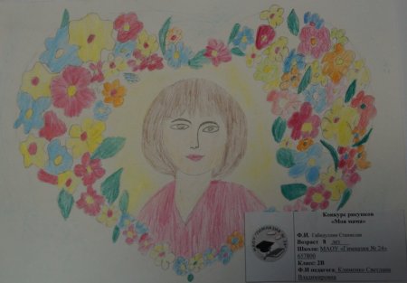 Конкурс рисунков мамочка моя