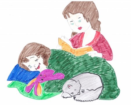 Рисунок ко Дню матери