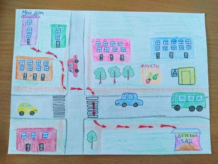 Безопасный путь от дома до садика