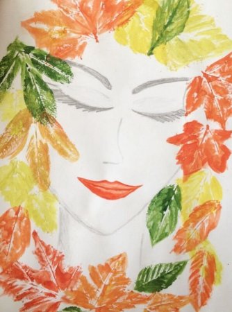 Портрет красавица осень в подготовительной группе