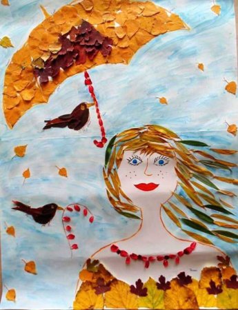 Осень красками для детей