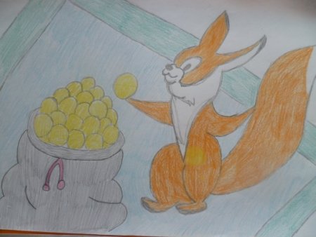 Иллюстрация к сказке о царе Салтане белка 1 класс