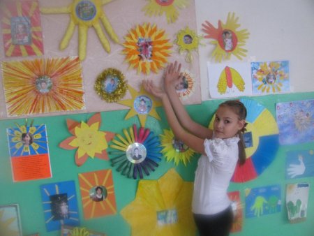 Портрет ребенка в лучах солнца в детский