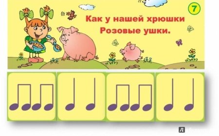 Ритмические карточки для дошкольников