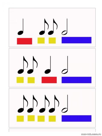 Ритмические карточки