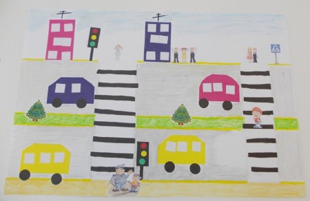 Рисование ПДД старшая группа