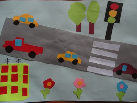 Рисование перекресток в подготовительной группе