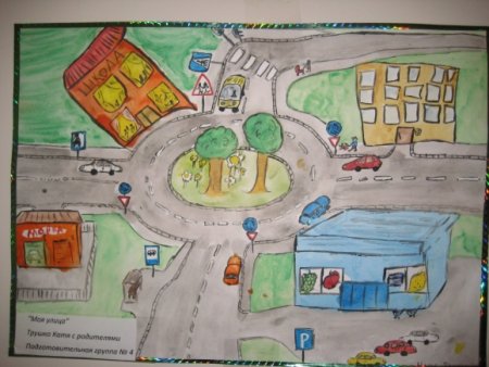 Нарисовать план города