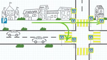 Безопасный путь до школы схема