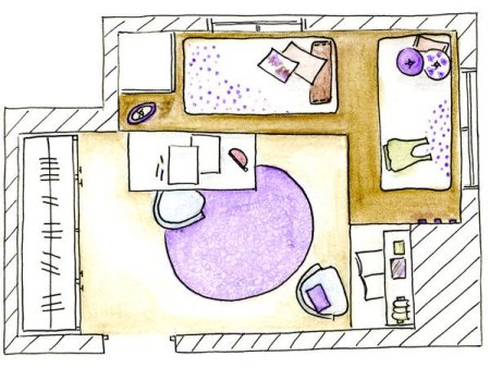 Ландшафтный план участка легкий