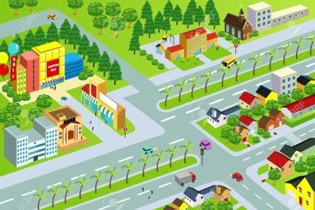 План детской площадки вид сверху и сбоку