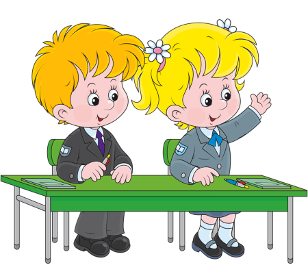 Ученики за партой клипарт
