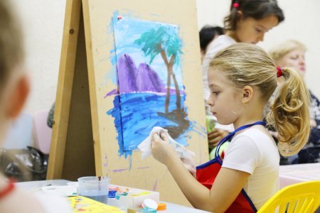 Детские работы гуашью