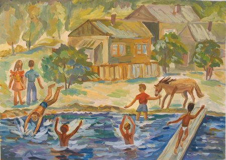 Детские рисунки фломастерами