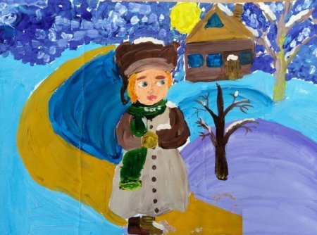 Детский рисунок флипок